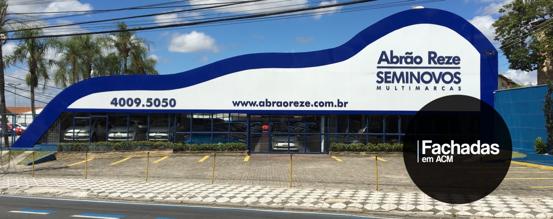 Fachada em ACM Gráfica Sorocaba Luminoso Sorocaba Outdoor Sorocaba Impressão Digital Sorocaba
